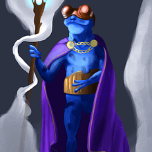 grenouille league of legend. Un projet de Illustration traditionnelle, Direction artistique , et Conception de personnages de nicolas_cazalas_pro - 17.07.2021