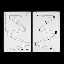 Catálogo Exposición La Vuelta. Design, Design editorial, Tipografia, Desenho tipográfico, Direção de arte, e Encadernação projeto de Andrés Pachón - 03.09.2017