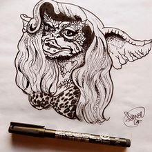 Mi Proyecto del curso: Diseño de tatuajes Blackwork. Un progetto di Illustrazione tradizionale, Illustrazione digitale e Design di tatuaggi di Samuel Garrido Frances - 21.07.2021