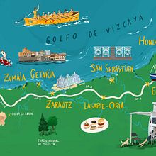 Condé Nast Traveler 2021. Un proyecto de Ilustración tradicional, Ilustración digital, Ilustración editorial, Dibujo digital y Publicidad de Félix Díaz de Escauriaza - 25.05.2021