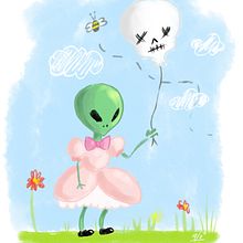 Creaciones en Paint Tool Sai. Traditional illustration, Manga, and Digital Drawing project by Alondra Gxl - 07.21.2021