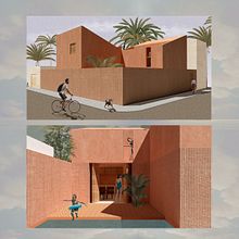 Mi Proyecto del curso: Representación gráfica de proyectos arquitectónicos. Architecture, Graphic Design, Interior Architecture, Interior Design, L, scape Architecture, Collage, Digital Architecture, and Architectural Illustration project by Marisol Giles Navarro - 07.21.2021
