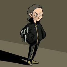 Unmasked Yokai Kid . % Raúl Ferreres tarafından hazırlanan Geleneksel illüstras, Ve on projesi - 07.21.2021