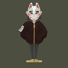 Yokai Kid . % Raúl Ferreres tarafından hazırlanan Geleneksel illüstras, on, Ve Konsept Sanatı projesi - 07.21.2021