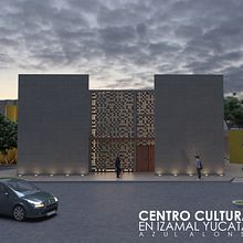 Centro cultural en Izamal, Yucatán. . Architecture, and 3D Modeling project by Azul Alonso - 06.07.2021