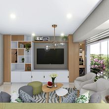 Mi Proyecto del curso: Diseño de interiores para espacios multifuncionales. Interior Architecture, Interior Design & Interior Decoration project by Tatiana Cuba Escandon - 07.22.2021