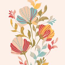 Botanical illustration for packaging. Traditional illustration, Vector Illustration, Digital Illustration, and Portfolio Development project by Kristina Gerlits - 07.22.2021