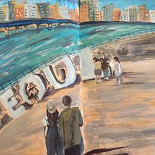 Mi Proyecto del curso: Sketchbook pictórico en gouache. Traditional illustration, Sketching, Drawing, Architectural Illustration, Sketchbook, and Gouache Painting project by ELENA MUELAS TEROL - 07.22.2021