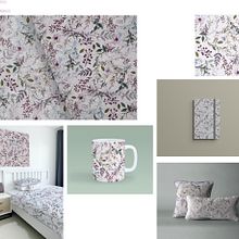 Mi Proyecto del curso: Creación de marca basada en tus propios estampados. Un progetto di Illustrazione tradizionale, Br, ing, Br, identit, Graphic design, Pattern design, Fashion design e Illustrazione botanica di Laura Mavers - 15.07.2021