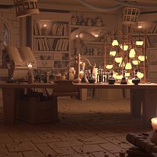 My project for course: Creation of 3D Scenes from Scratch in Maya. 3D, 3D Modeling, and 3D Design project by Mauricio Gonzalez Soto - 07.22.2021