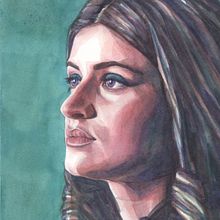 My project in Artistic Portrait with Watercolors course. Fine Arts, Painting, Watercolor Painting, and Portrait Drawing project by bree_at_last - 07.23.2021