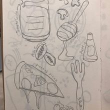 My project in Illustrated Recipes: Making Delicious Art course. Traditional illustration, Infographics, Vector Illustration, Drawing, Digital Illustration, Artistic Drawing, Digital Painting, Sketchbook, Ink Illustration, and Naturalistic Illustration project by Tran Ly - 07.23.2021
