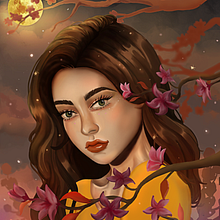 Mi Proyecto del curso: Retratos digitales de fantasía con Photoshop. Een project van Traditionele illustratie,  Tekening, Digitale illustratie,  Portrettekening, Digitale tekening y  Digitaal schilderij van Luisa Anahí Pérez López - 22.07.2021