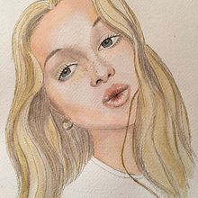 Mi Proyecto del curso: Retrato ilustrado en acuarela. Ilustração tradicional, Artes plásticas, Pintura, Desenho, Pintura em aquarela, Desenho de retrato, e Desenho artístico projeto de Pascale Colin - 23.07.2021