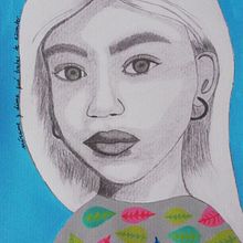 Mi Proyecto del curso: Retrato con lápiz, técnicas de color y Photoshop. Un proyecto de Ilustración tradicional, Bellas Artes, Dibujo a lápiz, Dibujo, Ilustración digital y Dibujo de Retrato de Elena Caravaca Sánchez - 21.07.2021