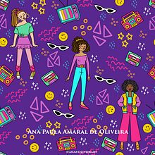 Meu projeto do curso: Ilustração vetorial de padrões a partir do zero. Design, Traditional illustration, Pattern Design, and Printing project by Ana Paula Amaral de Oliveira - 07.23.2021