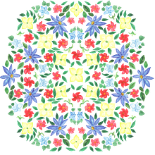 My project in Vibrant Floral Patterns with Watercolors course Ein Projekt aus dem Bereich Traditionelle Illustration, Musterdesign, Aquarellmalerei und Botanische Illustration von variation - 22.07.2021