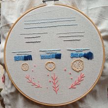 Muestrario de Puntos Planos. Embroider project by Beatriz Pérez Peiró - 07.24.2021