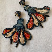 Mein Kursprojekt: Gewebte Schmuckstücke aus Naturfasern. Un proyecto de Diseño de complementos, Artesanía, Diseño de jo, as y Diseño de moda de sppk59 - 24.07.2021