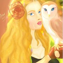 My digital portrait of Aurelia's Owl. Digital Illustration, Digital Drawing, and Digital Painting project by 77 - 07.18.2021
