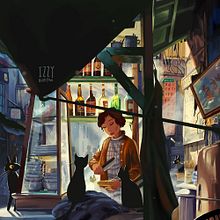 Fan Ho Photo Study. Traditional illustration project by Izzy Burton - 07.25.2021