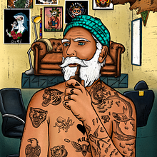 Mi Proyecto del curso: Diseño de tatuaje de autor con Procreate Ein Projekt aus dem Bereich Traditionelle Illustration, Grafikdesign, Zeichnung, Digitale Illustration, Tattoodesign und Digitale Zeichnung von Carlos Martínez - 25.07.2021