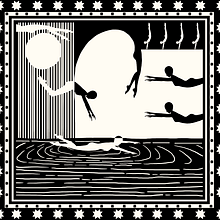 Estampa Piscina para Wasabi Ein Projekt aus dem Bereich Traditionelle Illustration, Prägung, Modedesign und Design von Garderoben von Isabela de Oliveira - 26.07.2021