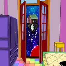 El mundo de mi ventana. Un proyecto de Ilustración tradicional y Diseño gráfico de spennatoals - 26.07.2021