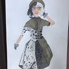 Mi Proyecto del curso: Ilustración y caracterización de personajes con acuarela. Traditional illustration, Character Design, Painting, and Watercolor Painting project by Ines Martin Navarro - 08.15.2021