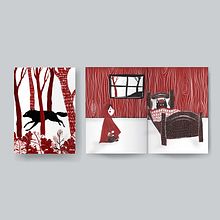 Ilustración: Caperucita Roja. Traditional illustration, Graphic Design, and Children's Illustration project by Nuria Arregui Ustundag - 07.26.2021