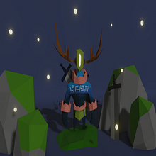 Meu projeto do curso: Modelagem de personagens low poly para videogames. 3D, 3D Modeling, Video Games, 3D Character Design, and Game Design project by Andressa Duarte Ortiz - 07.24.2021