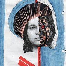 Self-portraits with mixed media ~ because that own face is always at hand :-). Un projet de Beaux Arts de Ida Csapó - 26.07.2021