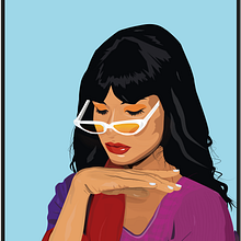 Retrato Vectorial. Vector Illustration, Graphic Design, Film, Video, and TV project by Nuria Arregui Ustundag - 07.26.2021