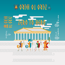 Zero to Hero. Graphic Design, Traditional illustration, Vector Illustration, Game Design, and Design project by Nuria Arregui Ustundag - 07.26.2021