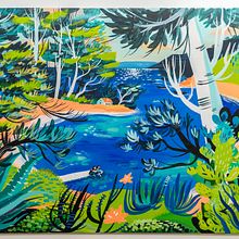 Mi Proyecto del curso: Naturaleza con pintura acrílica: del cuaderno al lienzo . Traditional illustration, Painting, Acr, lic Painting, and Sketchbook project by Maru Godas - 07.26.2021