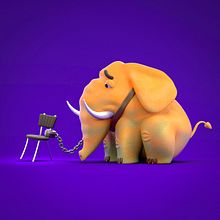 Elephant. Un proyecto de 3D, Diseño de personajes 3D y Modelado 3D de Fabricio Marques - 26.07.2021