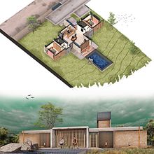 Mi Proyecto del curso: Ilustración digital de proyectos arquitectónicos Ein Projekt aus dem Bereich Architektur, L, schaftsbau, Digitale Illustration, Digitale Architektur und Architektonische Illustration von Diego Corimaita Miranda - 19.08.2020