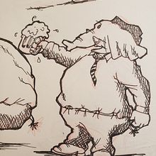 My Art toy project....Mr Big . Desain Karakter, Patung, Desain Mainan, Dan Mainan Seni proyek oleh Kidd Cardona - 07.26.2021