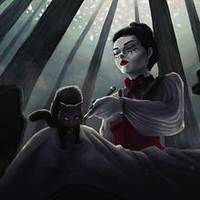 Gothic Doll Ein Projekt aus dem Bereich Traditionelle Illustration von Alba Scudo - 26.07.2021