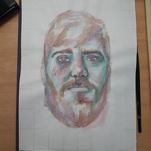 Mi Proyecto del curso: Retrato artístico en acuarela . Seni Rupa, Lukisan, Lukisan Cat Air, Dan Menggambar Potret proyek oleh gabriela_simone - 03.12.2021