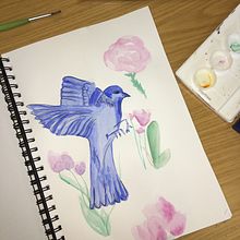 Mein Kursprojekt: Experimentelle Aquarelltechniken für Anfänger. Traditional illustration, Fine Arts, Watercolor Painting, and Naturalistic Illustration project by slycer - 07.27.2021