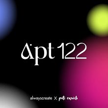 Apt-122 Logo Design and Brand Identity. Un progetto di Design, Graphic design, Design per i social network, Design di loghi e Creatività di Pili Enrich Pons - 31.05.2021