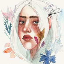 My project in Illustrated Portrait in Watercolor course Ein Projekt aus dem Bereich Traditionelle Illustration, Bildende Künste, Malerei, Zeichnung, Aquarellmalerei, Porträtzeichnung und Artistische Zeichnung von elenalepihina - 28.07.2021