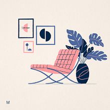 Chair Still Life Series . % Mal Fisher tarafından hazırlanan Geleneksel illüstras, Ve on projesi - 07.09.2021