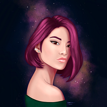 Meu projeto do curso: Retrato de personagens femininas com Procreate. Un progetto di Illustrazione tradizionale, Illustrazione digitale e Disegno digitale di Debora Torigoe - 29.07.2021