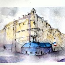 My project in Architectural Sketching with Watercolor and Ink course. Un proyecto de Bocetado, Dibujo, Pintura a la acuarela, Ilustración arquitectónica, Sketchbook e Ilustración con tinta de Marco Santarelli - 29.07.2021