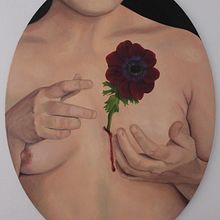 Anémona. Projekt z dziedziny  Malarstwo i Malarstwo olejowe użytkownika Daniela F. Cortéz - 29.07.2021