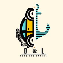 D&L / LOGO - TARJETA DE PRESENTACIÓN PROPUESTA 2. Un projet de Illustration traditionnelle, Publicité, Direction artistique, Br et ing et identité de Octavio Montiel De Bona - 17.05.2021