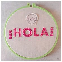 Mi Proyecto del curso: Letras bordadas: el hilo como herramienta gráfica. Embroider project by Natalia Cornejo - 07.30.2021