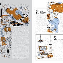 Revista VC/SA  Edição: Dezembro 2020 . Traditional illustration, Advertising, Art Direction, Editorial Design, Fine Arts, and Digital Illustration project by Kleverson Mariano - 07.30.2021